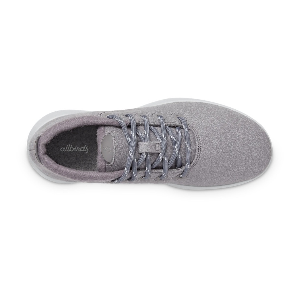 Wool Runner-up Mizzles - Medium Grey (Light Grey Sole) - Picture 5 of 11